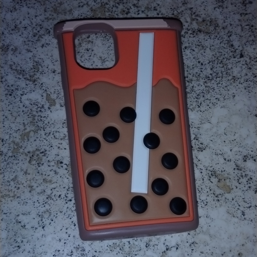 This is a boba iPhone 11 pro max phone case